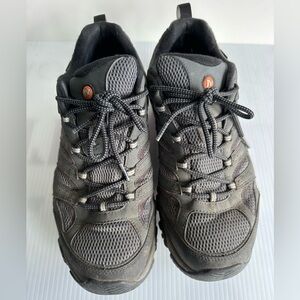 Men's Merrell Vibram Hiking Shoe Size 12 Gray Gore-Tex